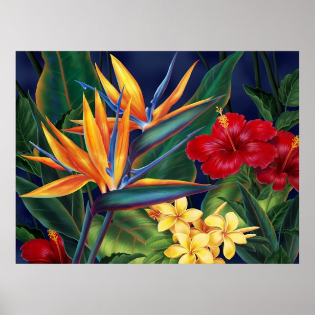 Tropical Paradise Fine Art Poster (Front)