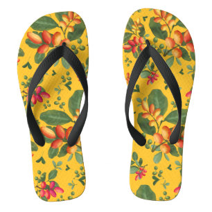 Tropical Paradise Flip Flops