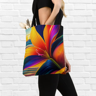 Tropical Paradise Flowers   Tote Bag