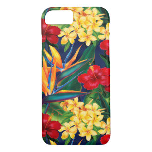 Tropical Paradise Hawaiian Floral Vertical iPhone 8/7 Case