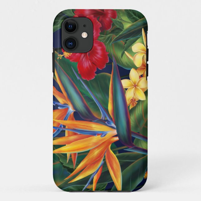 Tropical Paradise Hawaiian iPhone 5 Cases (Back)