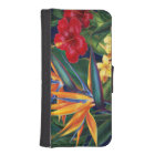 Tropical Paradise Hawaiian iPhone Wallet Case