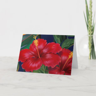 Tropical Paradise Hibiscus Cards