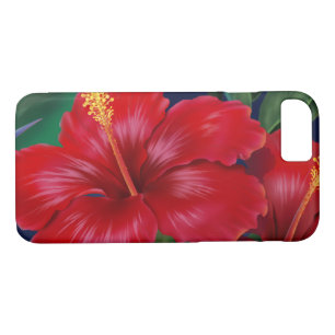 Tropical Paradise Hibiscus Hawaiian iPhone 8/7 Case