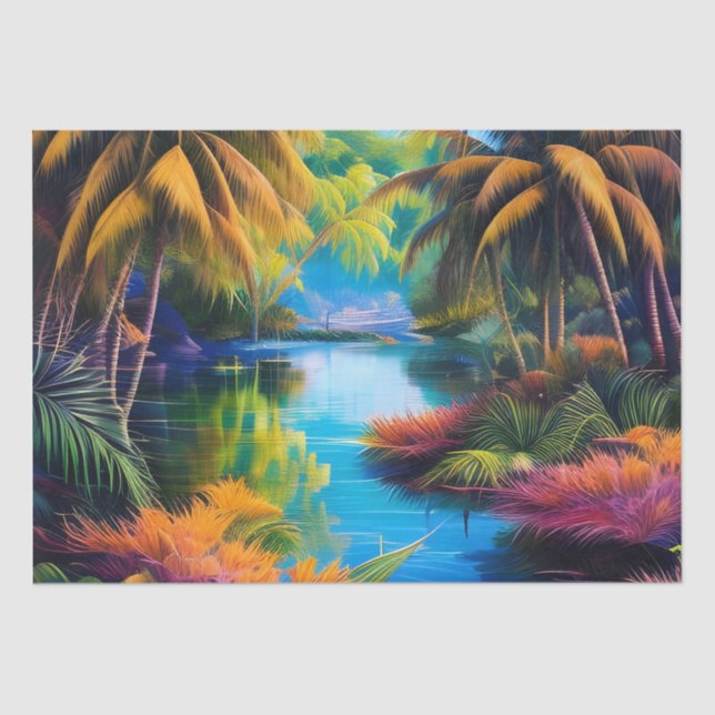 Tropical Paradise II Tissue Paper (Front)