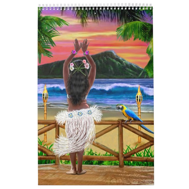 TROPICAL PARADISE ISLANDS CALENDAR (Cover)