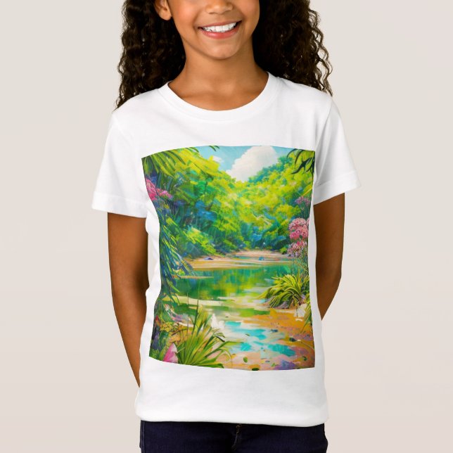 Tropical Paradise - Jungle Oasis T-Shirt (Front)