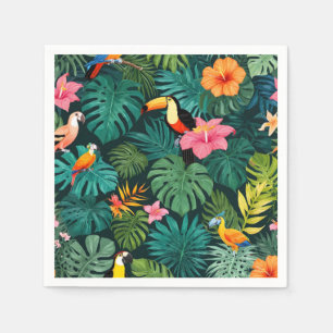 Tropical Paradise Jungle Pattern Napkin