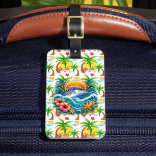 Tropical Paradise Luggage Tag