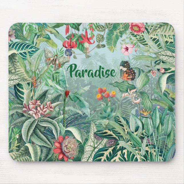 Tropical Paradise Mouse Mat (Front)
