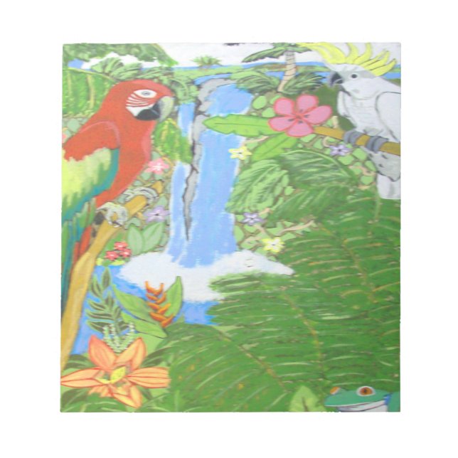 Tropical Paradise Note Pad (Front)