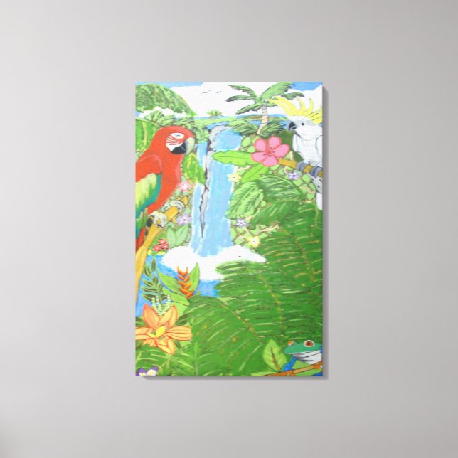 Tropical Paradise on Canvas w/options Print (Front)