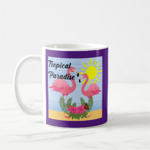 Tropical Paradise Pink Flamingo - Classic Mug