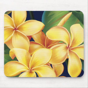 Tropical Paradise Plumeria Mousepad