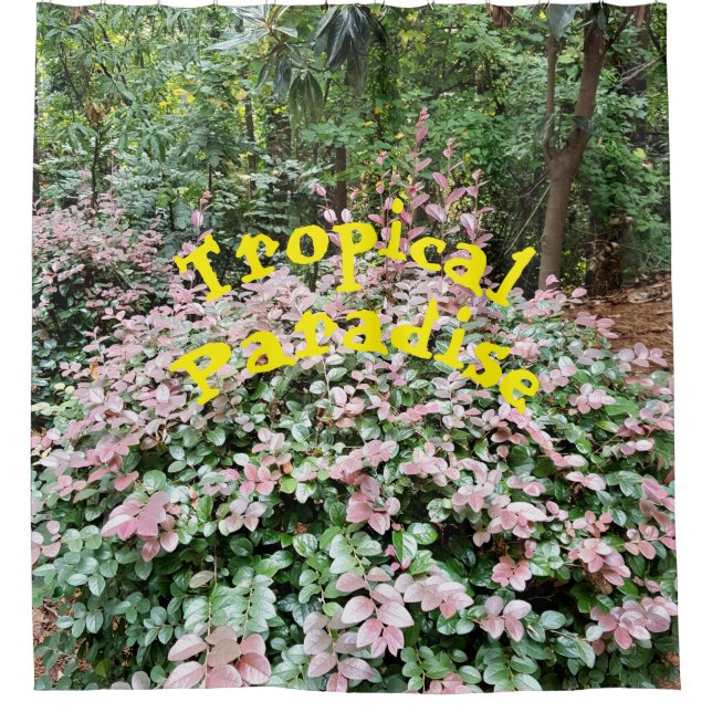 Tropical Paradise Shower Curtain (Front)