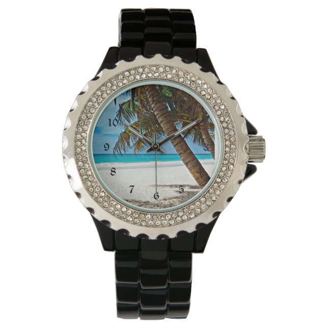 Tropical Paradise - Sunny day at the beach Watch (Front)