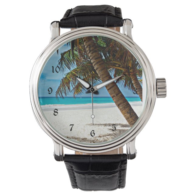 Tropical Paradise - Sunny day at the beach Watch (Front)