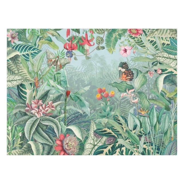 Tropical Paradise Tablecloth (Front (Horizontal))