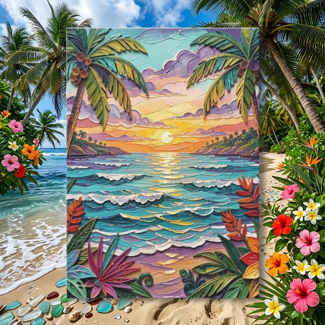 Tropical Paradise | Thinking of You Card (Creator Uploaded)