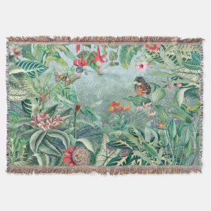 Tropical Paradise Throw Blanket