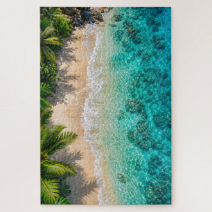 Tropical Paradise Turquoise Ocean Puzzle