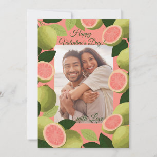 Tropical Paradise Valentine's Day Card