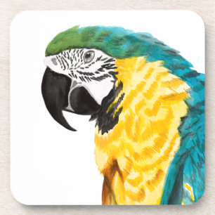 Tropical Parrot Bird Coaster