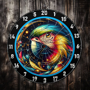 Tropical Parrot Dartboard for Endless Fun