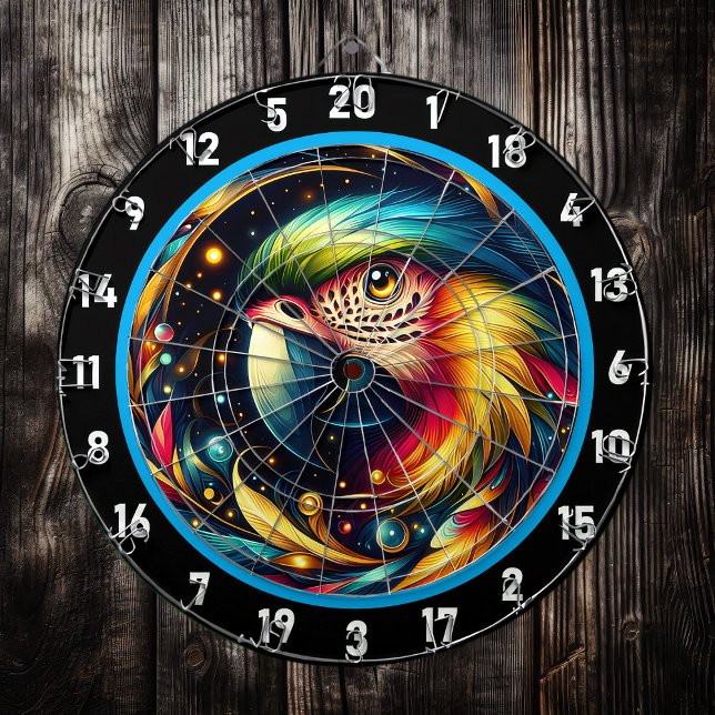 Tropical Parrot Dartboard for Endless Fun (Creator Uploaded)