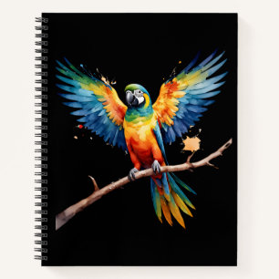 Tropical Parrot Notebook