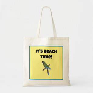 Tropical Parrot Painting for Bird or Beach Lovers Tote Bag
