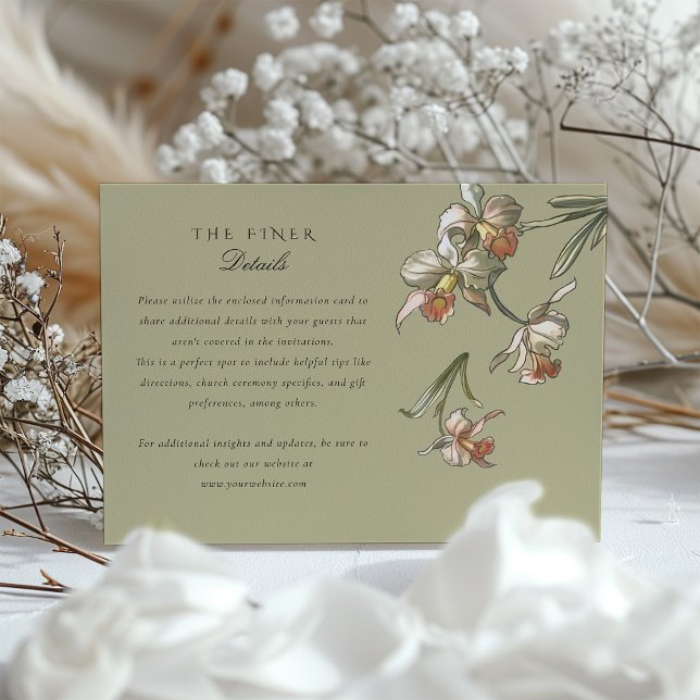 Tropical Parrot Pair Wedding Information Card (Creator Uploaded)