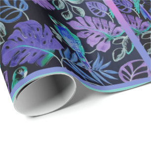 Tropical Parrot Paradise Wrapping Paper