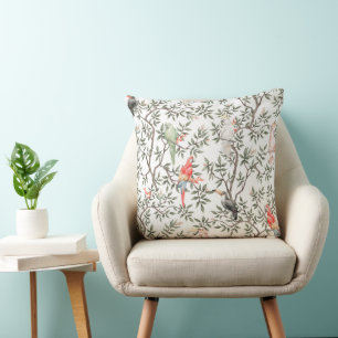 Tropical Parrot Pattern Cushion