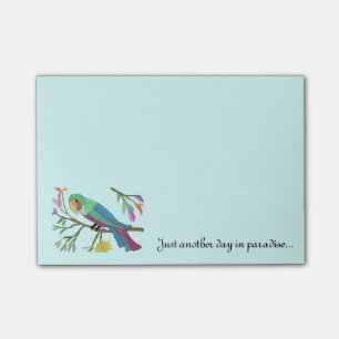 Tropical Parrot Post-it Notes