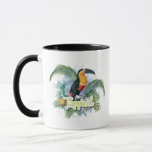 Tropical Parrot Theme Mug