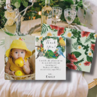 Tropical Parrots Exotic Greenery Birthday Photo