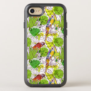 Tropical Parrots OtterBox Symmetry iPhone 8/7 Case