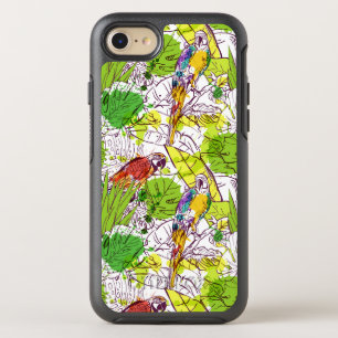 Tropical Parrots OtterBox Symmetry iPhone 8/7 Case