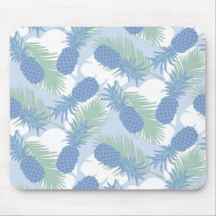 Tropical Pastel Pineapple Pattern Mouse Mat