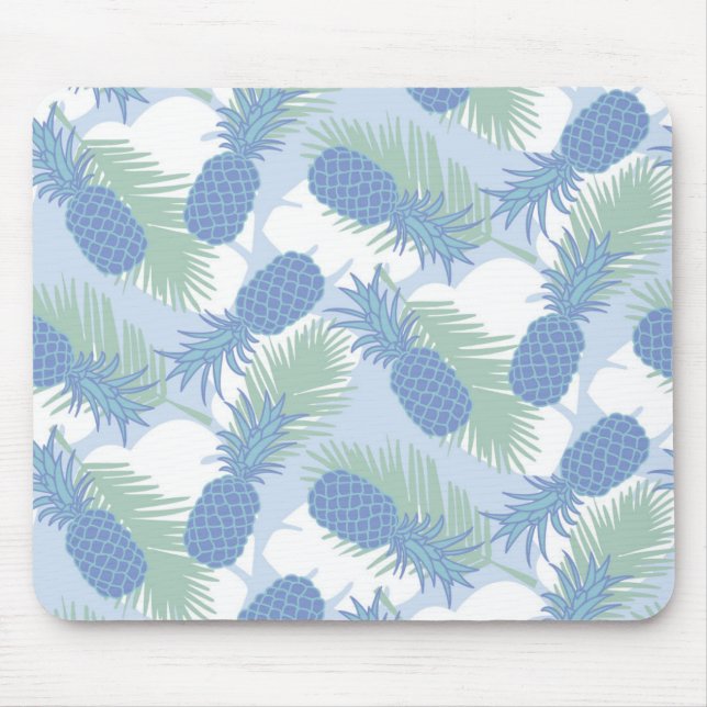 Tropical Pastel Pineapple Pattern Mouse Mat (Front)