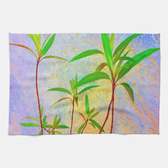 Tropical Pastel Tea Towel (Horizontal)