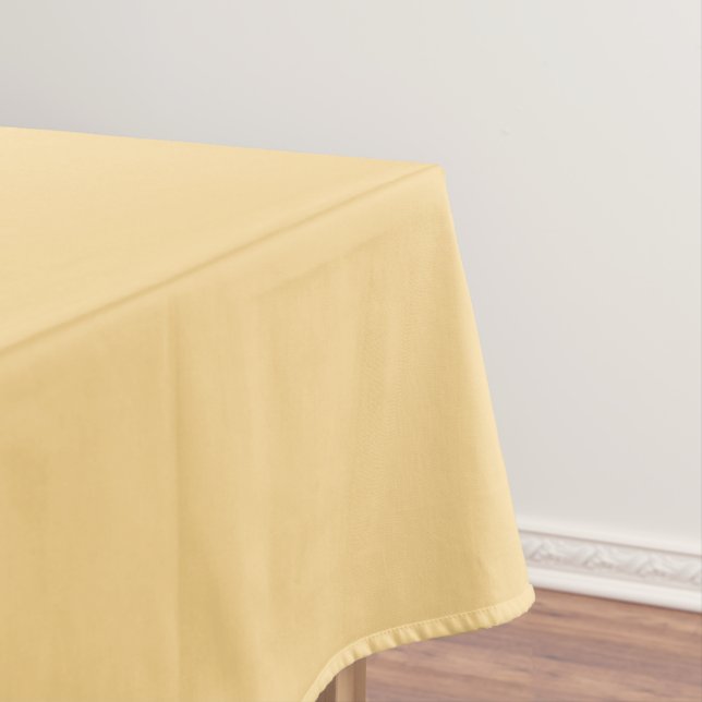 Tropical Pastel Yellow Tablecloth (In Situ)