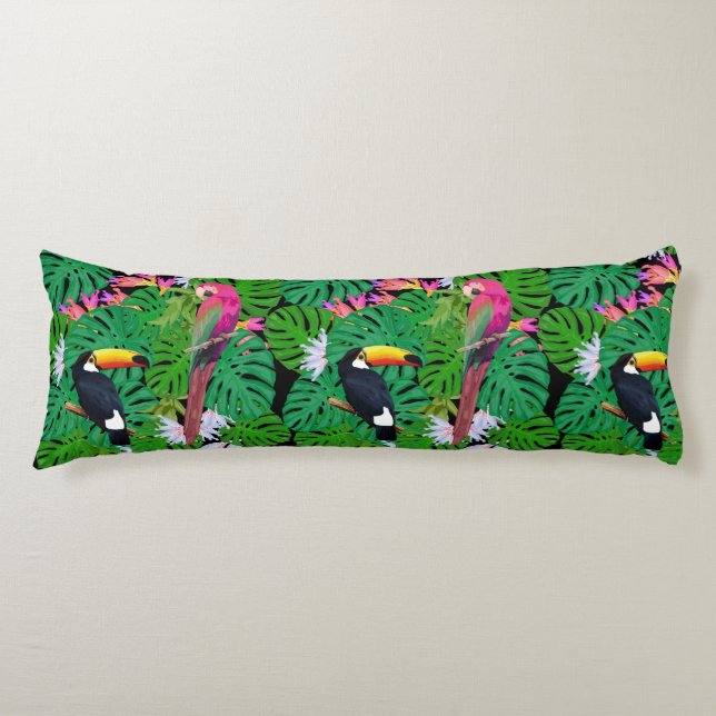 Tropical Pattern Body Cushion (Front)