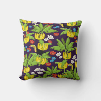Tropical pattern cushion