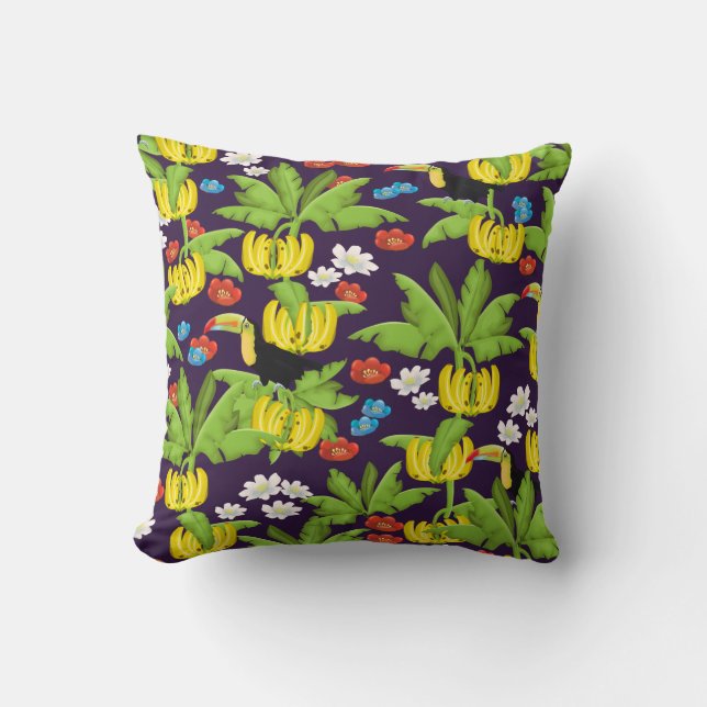 Tropical pattern cushion (Front)