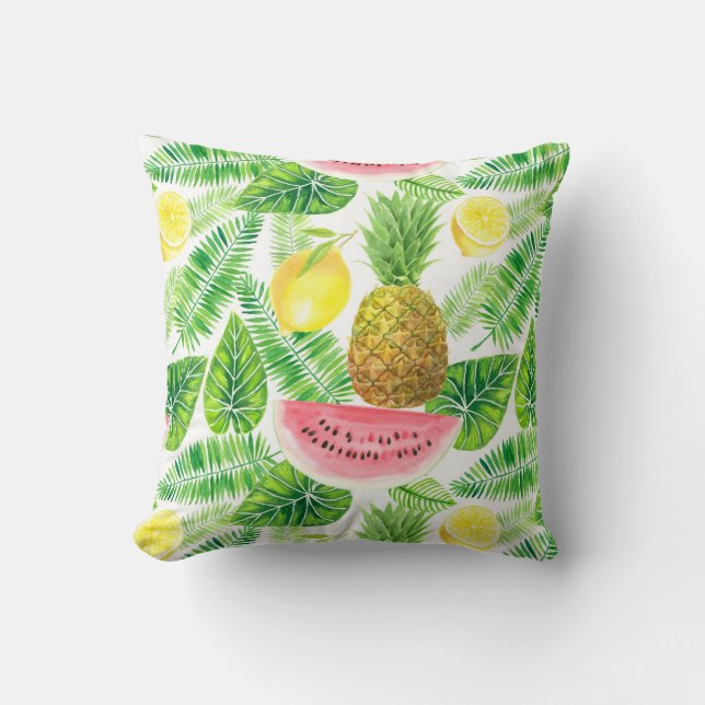 Tropical pattern cushion (Front)