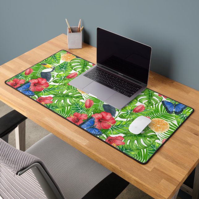 Tropical pattern desk mat (Office 2)