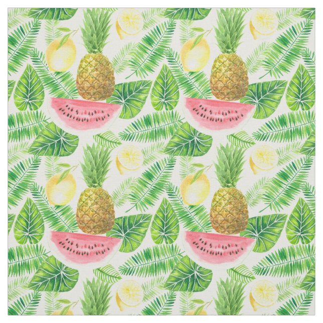 Tropical pattern fabric (Swatch)