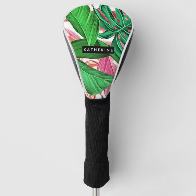 Tropical Pattern Golf Head Cover (Front)